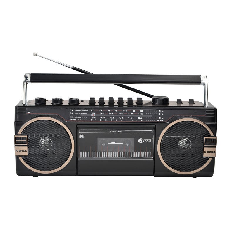 Retro Tape Bluetooth Radio Portable Radio Cassette Player Stereo Multi-Function Recorder - Image 1